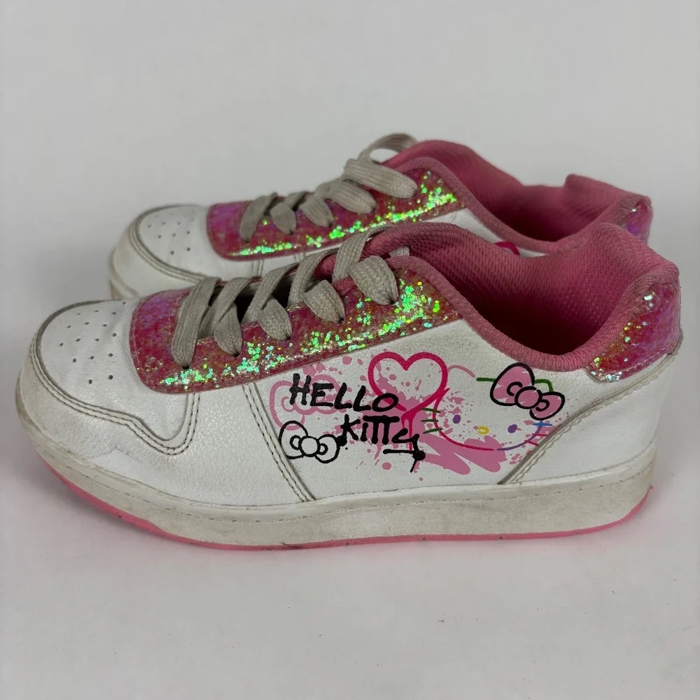 Hello Kitty Kids Sneakers - Pink and White
